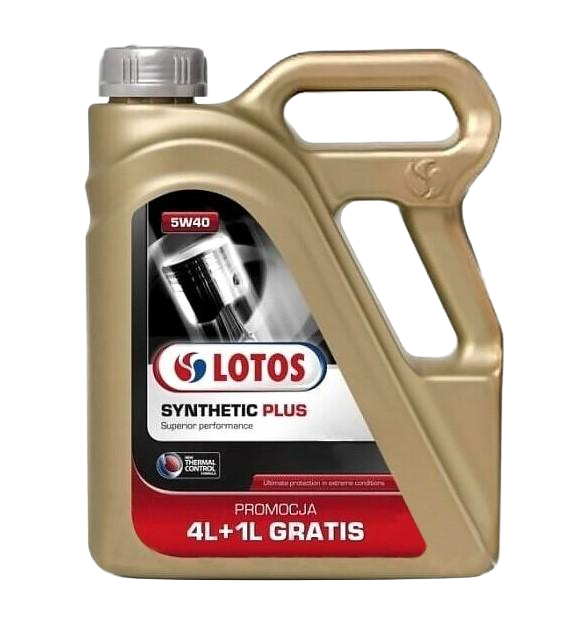 Моторное масло Lotos Synthetic Plus 5W-40, 5л (Lotos: LOTOSSYNTHETICPLUSSNCF5W405L)